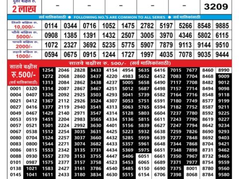Rajshree Lottery Result Today