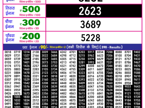 Rajshree Lottery Result Today
