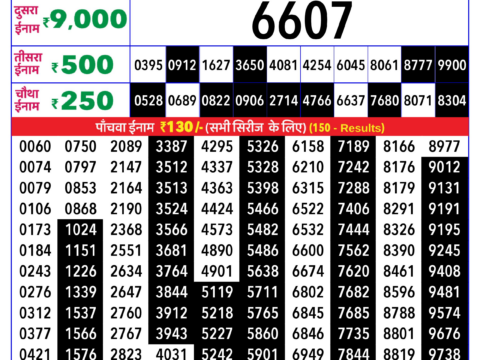 Rajshree Lottery Result Today