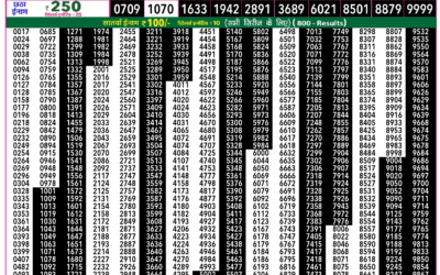 Rajshree 50 Shani Weekly Lottery 7.30pm Result 20 December 2025