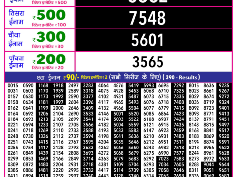Rajshree Lottery Result Today