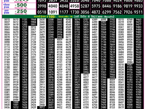 Rajshree Lottery Result Today