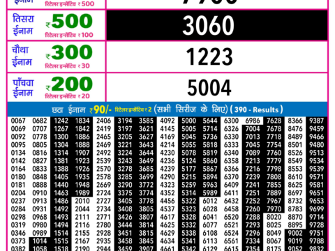 Rajshree Lottery Result Today