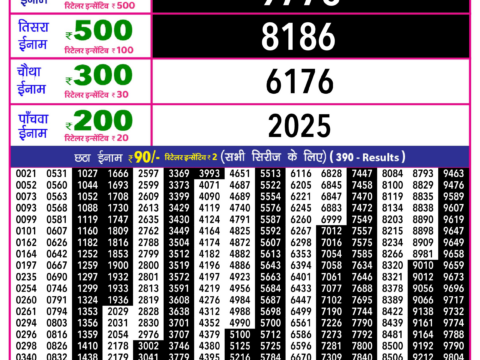 Rajshree Lottery Result Today