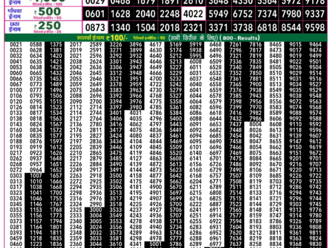 Rajshree Lottery Result Today
