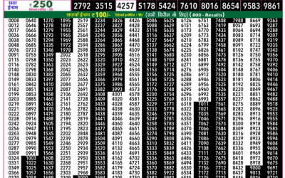 Rajshree 50 Som Weekly Lottery 7:30pm Result 19 January 2026
