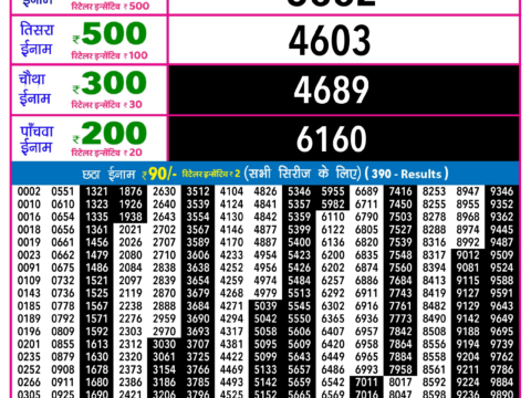 Rajshree Lottery Result Today