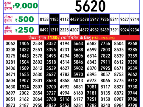 Rajshree Lottery Result Today