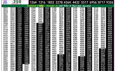 Rajshree 50 Guru Weekly Lottery 7:30pm Result 29 January 2026