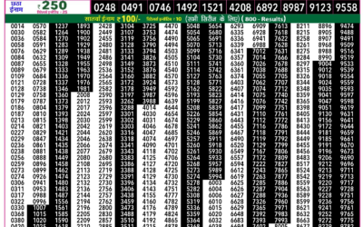 Rajshree 50 Guru Weekly Lottery 7:30pm Result 01 January 2026