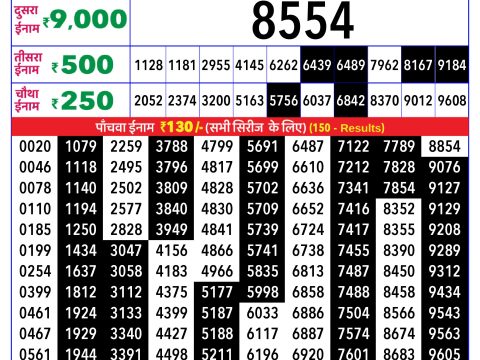 Rajshree Lottery Result Today