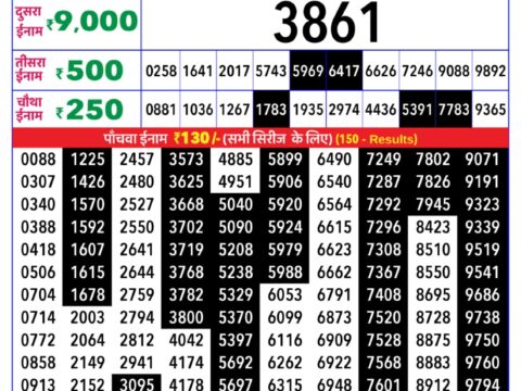 Rajshree Lottery Result Today