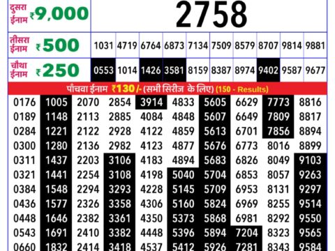 Rajshree Lottery Result Today
