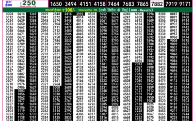 Rajshree 50 Mangal Weekly Lottery 7.30pm Result 13 January 2026