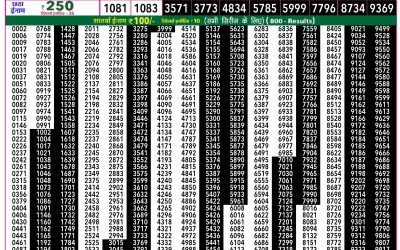 Rajshree 50 Mangal Weekly Lottery 7.30pm Result 27 January 2026