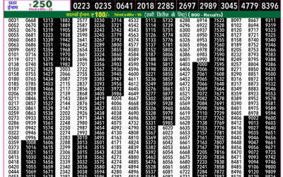 Rajshree 50 Guru Weekly Lottery 7:30pm Result 22 January 2026