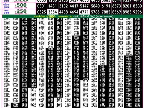 Rajshree Lottery Result Today