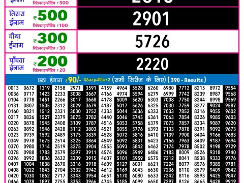 Rajshree Lottery Result Today