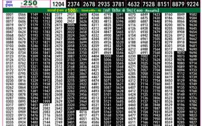 Rajshree 50 Ravi Weekly Lottery 7:30pm Result 04 January 2026