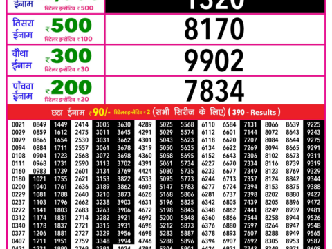 Rajshree Lottery Result Today
