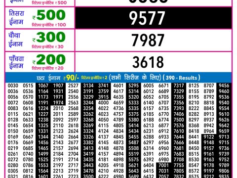 Rajshree Lottery Result Today