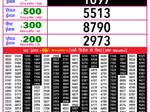 Rajshree Lottery Result Today