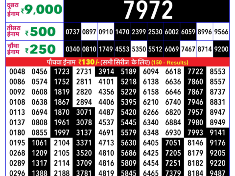 Rajshree Lottery Result Today