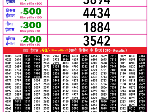 Rajshree Lottery Result Today