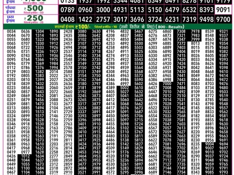 Rajshree Lottery Result Today