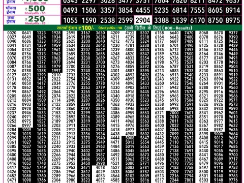 Rajshree Lottery Result Today