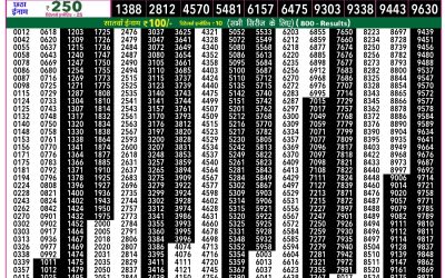 Rajshree 50 Shukra Weekly Lottery 7:30pm Result 27 February 2026