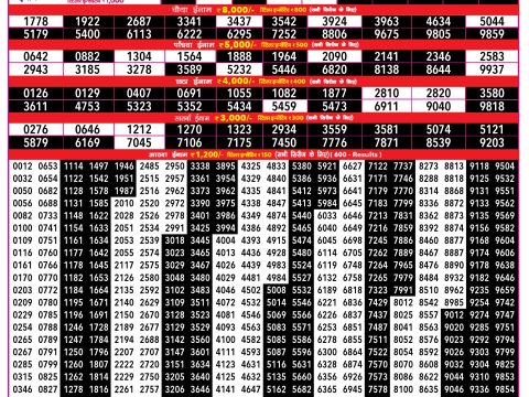 Rajshree Lottery Result Today