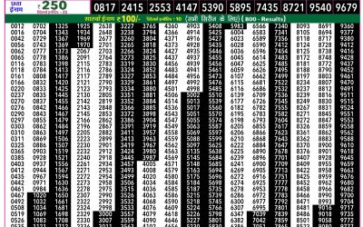 Rajshree 50 Guru Weekly Lottery 7:30pm Result 26 February 2026