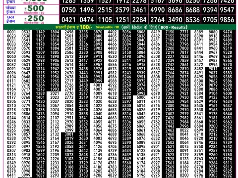 Rajshree Lottery Result Today