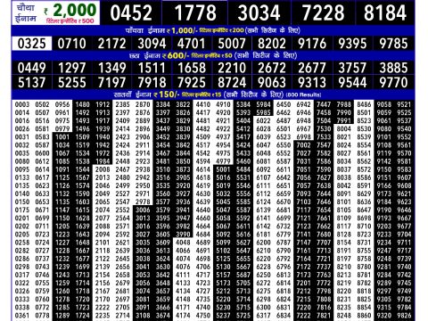 Rajshree 80 Monthly Lottery Result 12 February 2026 Rajshree Lottery Result Today