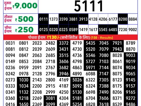 Rajshree Lottery Result Today