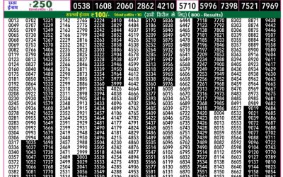 Rajshree 50 Mangal Weekly Lottery 7.30pm Result 17 February 2026