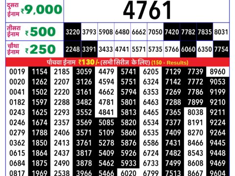 Rajshree Lottery Result Today