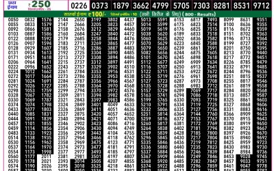Rajshree 50 Shani Weekly Lottery 7.30pm Result 07 February 2026