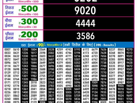 Rajshree Lottery Result Today