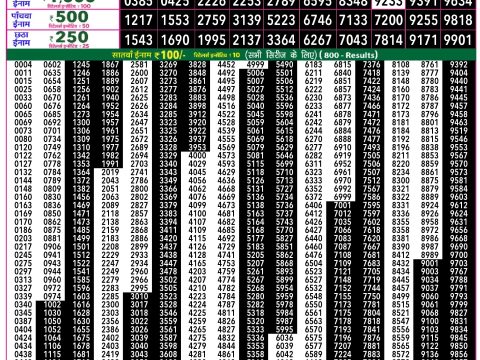 Rajshree Lottery Result Today