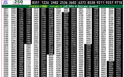 Everest Lottery Result Today Rajshree 50 Guru Weekly Lottery 7:30pm Result 26 March 2026
