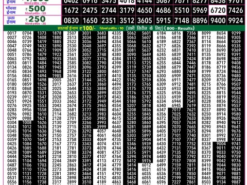 Rajshree Lottery Result Today