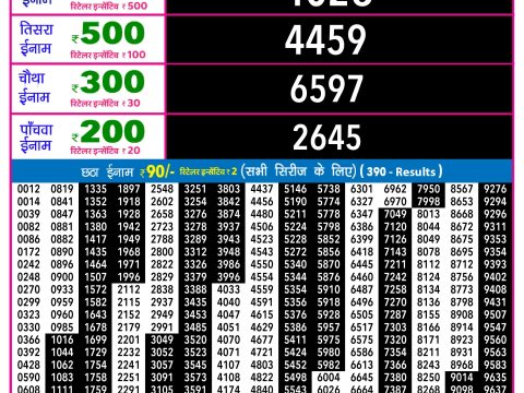 Rajshree Lottery Result Today