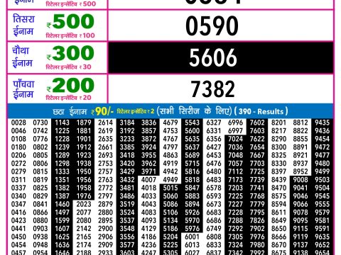Rajshree Lottery Result Today