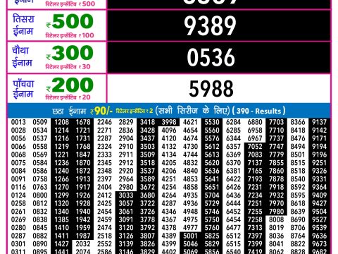 Rajshree Lottery Result Today