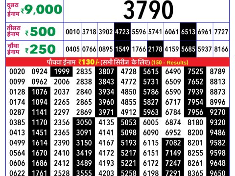 Rajshree Lottery Result Today