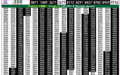 Rajshree 50 Budh Weekly Lottery 7:30pm Result 11 March 2026