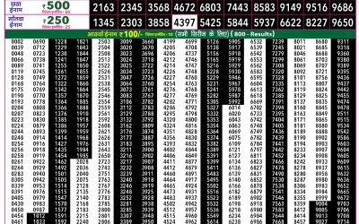 Rajshree 50 Mangal Weekly Lottery 7.30pm Result 31 March 2026