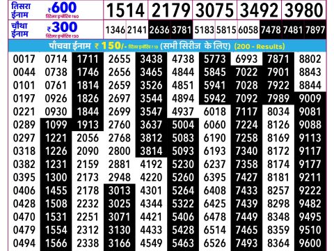 Rajshree Lottery Result Today